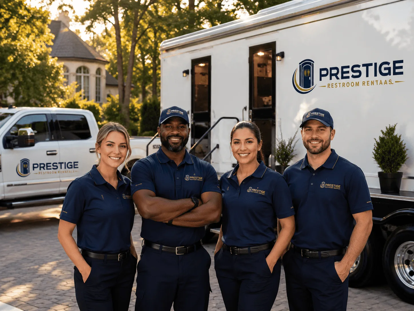 Trusted Luxury Portable Restrooms company in Mccracken, KS